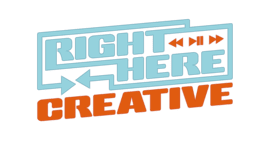 Logo for Right Here Creative